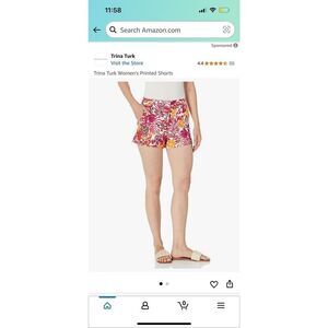 Trina Turk Women's Printed Shorts Size 2